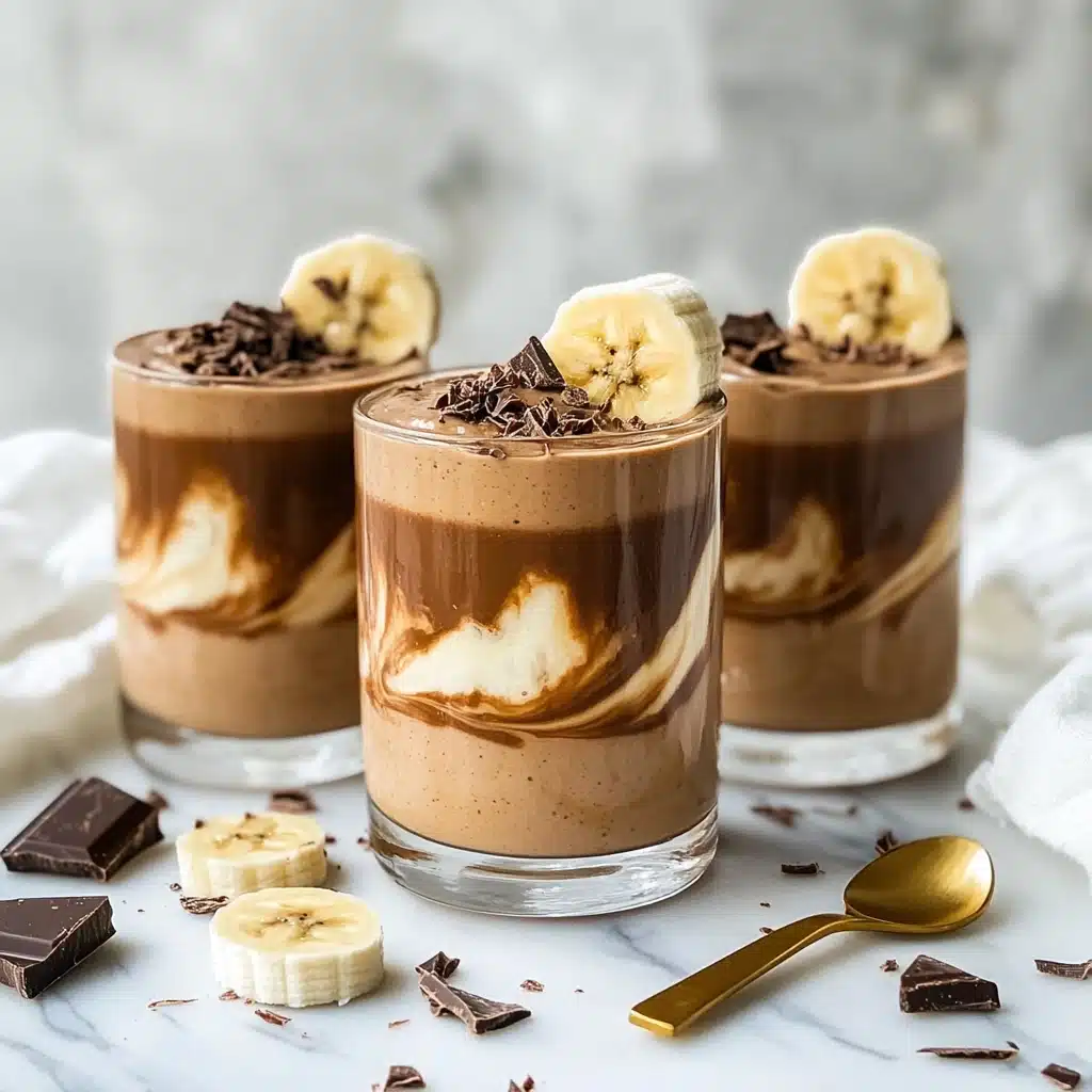 Chocolate Peanut Butter Banana Smoothie Recipe - Recipe Image