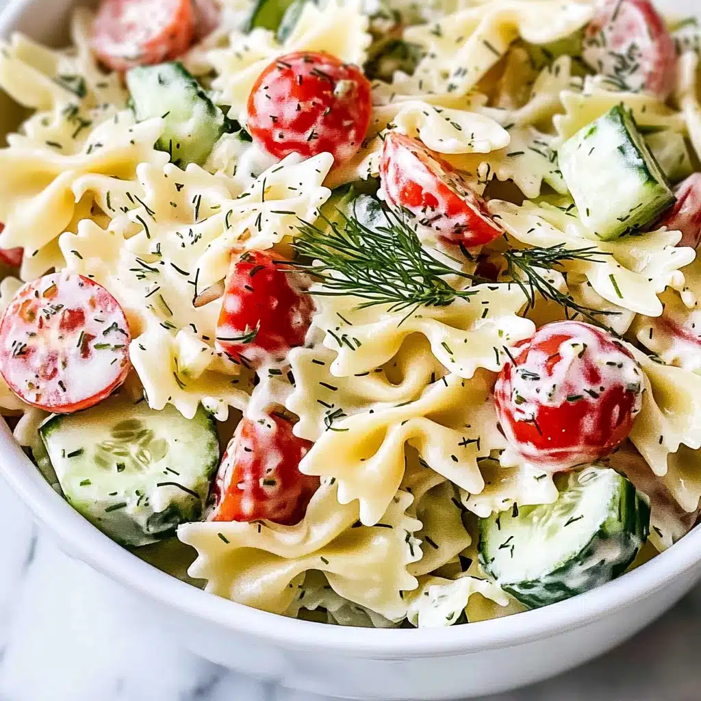 Cucumber Pasta Salad Recipe - Recipe Image