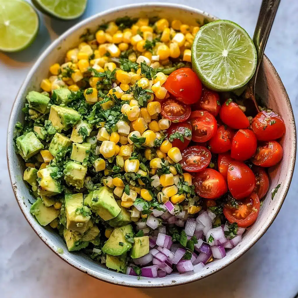 Summer Corn Salad with Avocado Recipe - Recipe Image