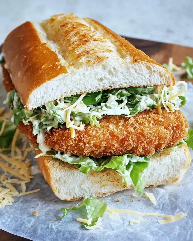 Crispy Chicken Caesar Sandwich Recipe
