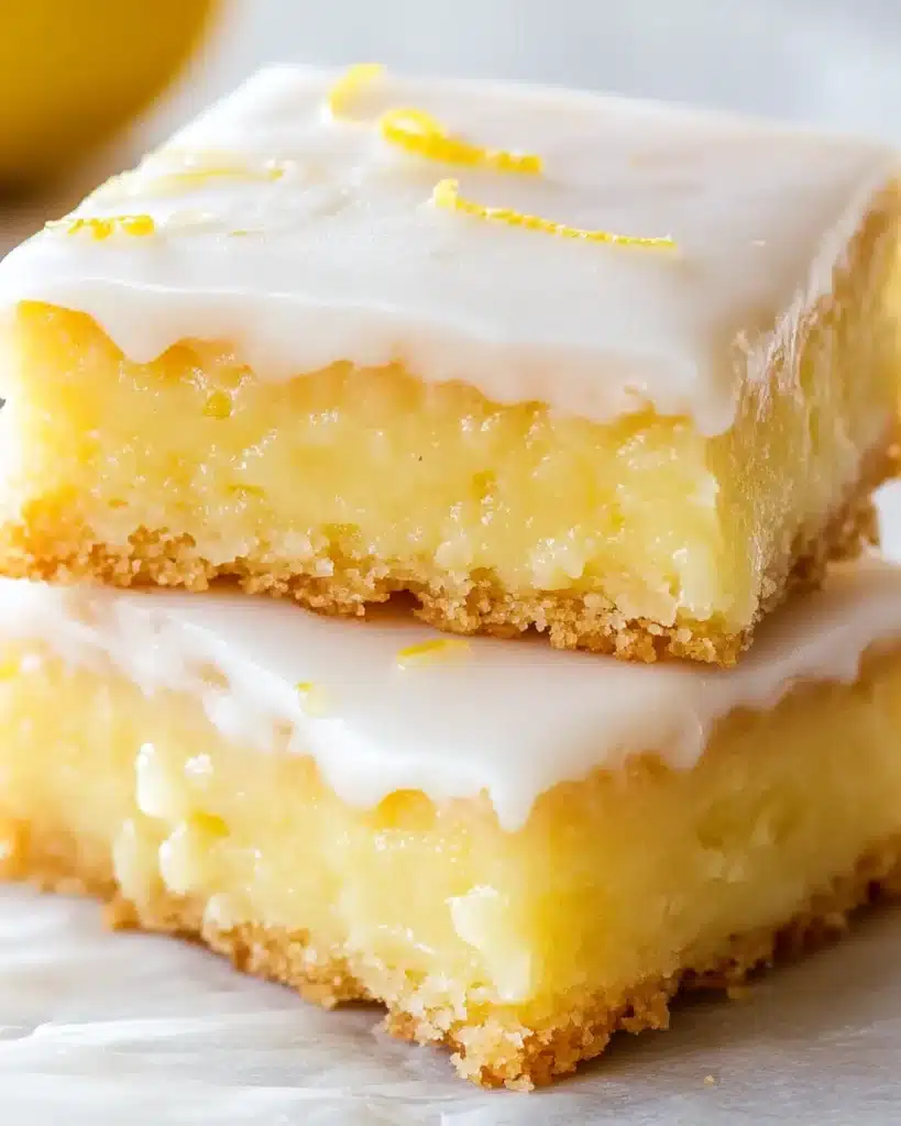 Easy Lemon Brownies Recipe