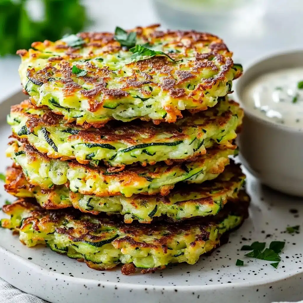 Crispy and Easy Zucchini Fritters Recipe - Recipe Image