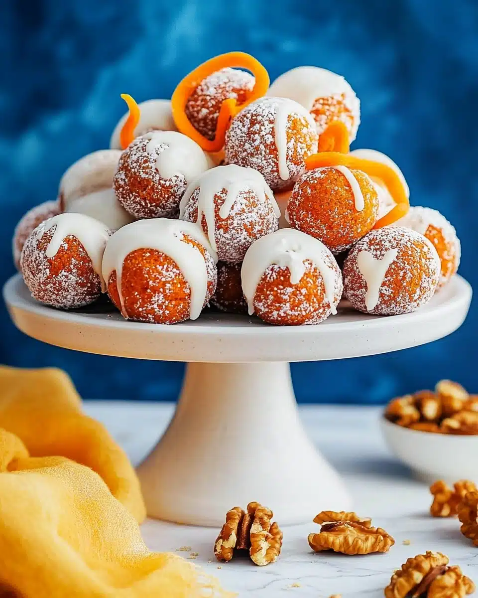 No-Bake Carrot Cake Bites Recipe