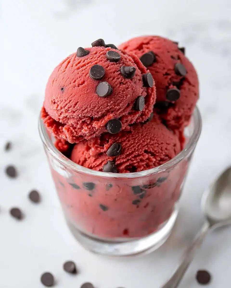 Red Velvet Edible Cookie Dough Recipe