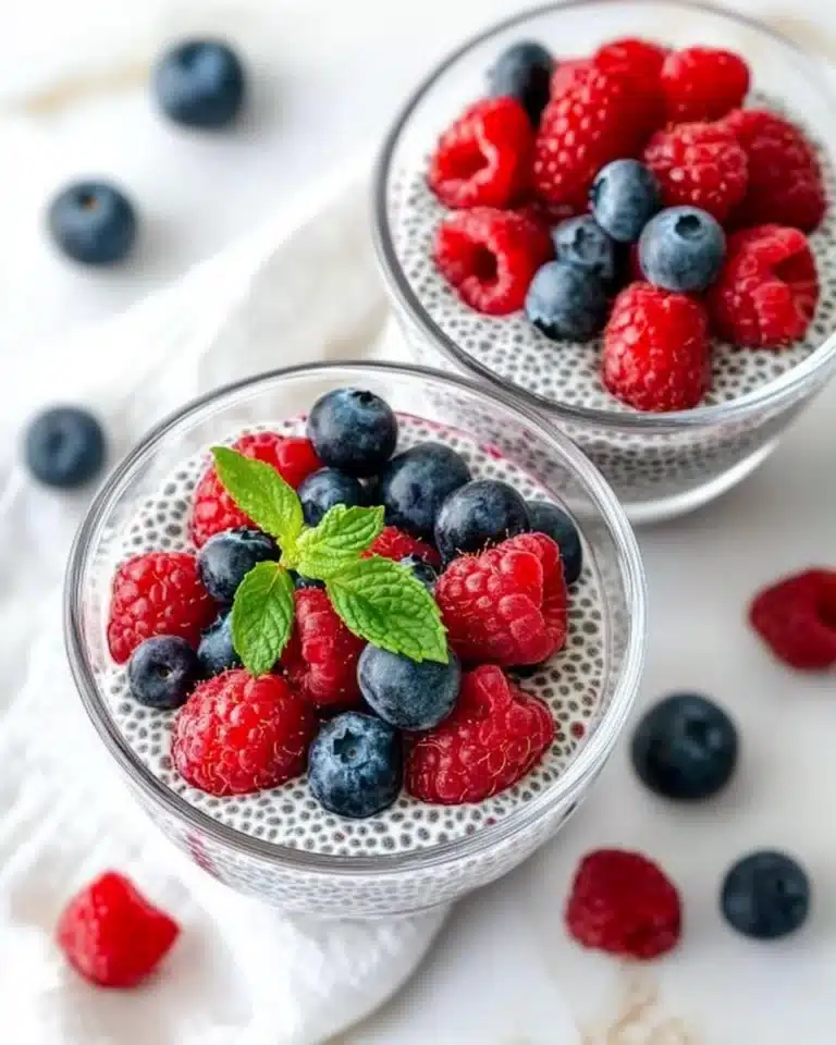 Chia Parfaits with Greek Yogurt and Summer Berries Recipe