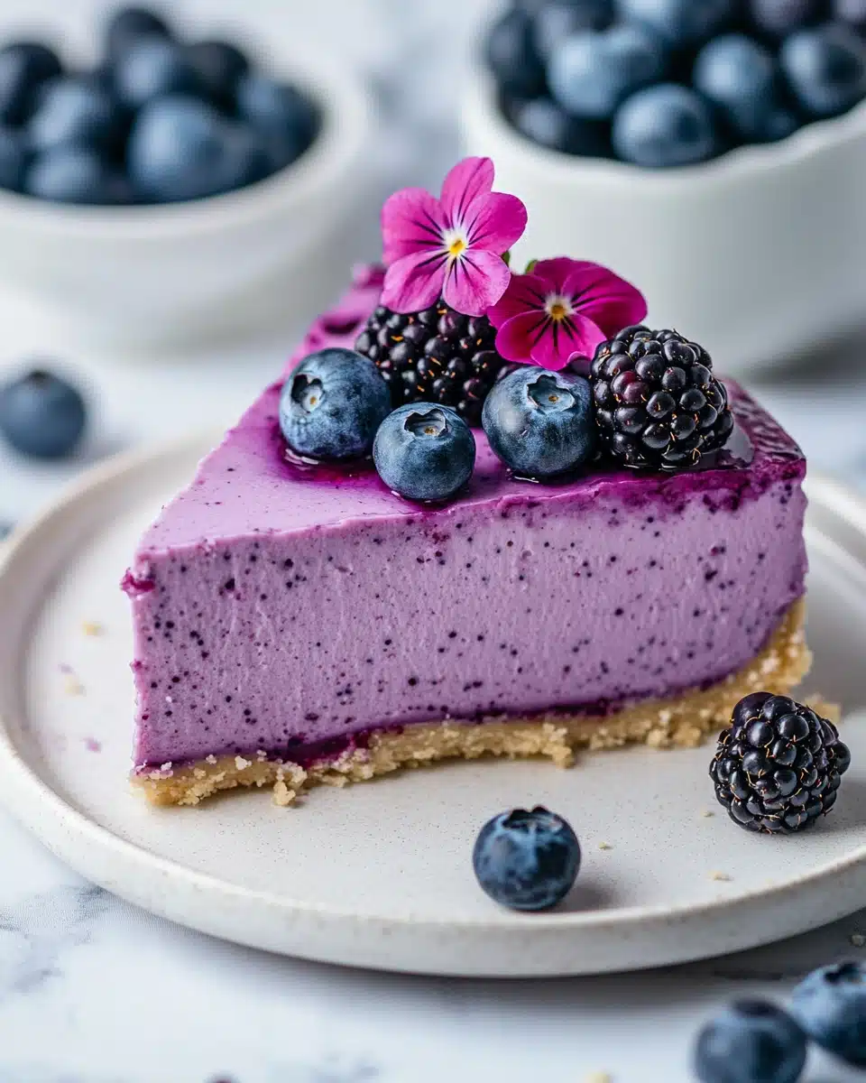 Blueberry Chia Pudding Pie Recipe