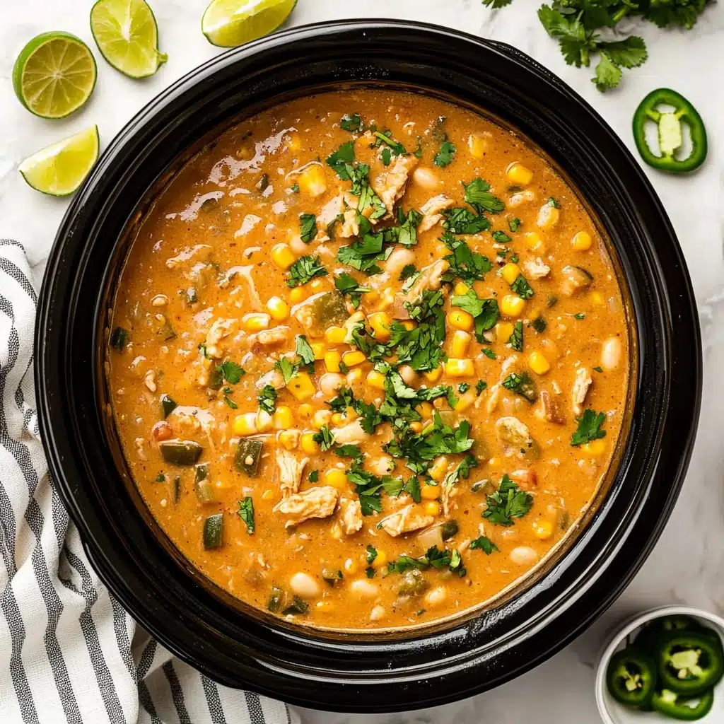 Creamy Crock Pot White Chicken Chili Recipe - Recipe Image