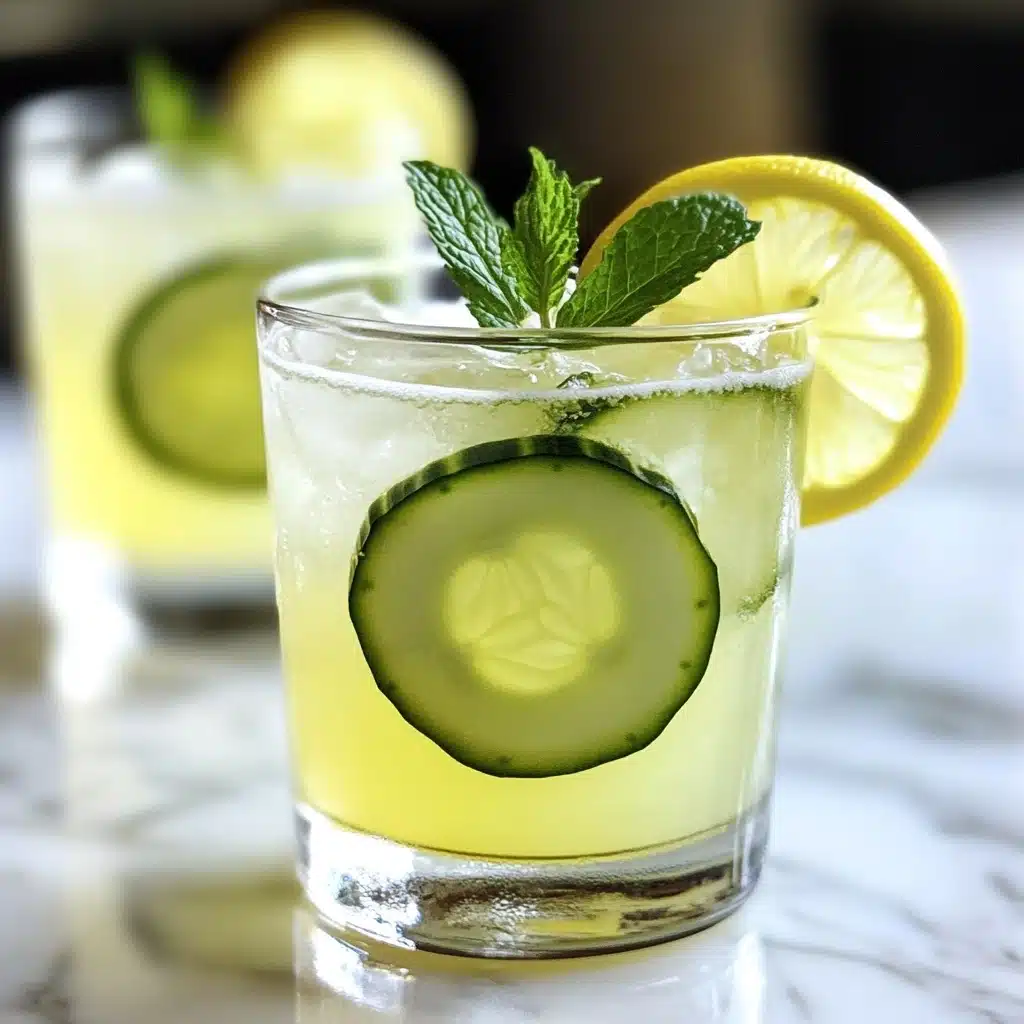 Cucumber Lemon Mint Water Recipe - Recipe Image
