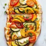 Roasted Vegetable Naan Flatbread Pizza Recipe