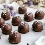 Date Chocolate Fudge Truffles with Sea Salt Recipe