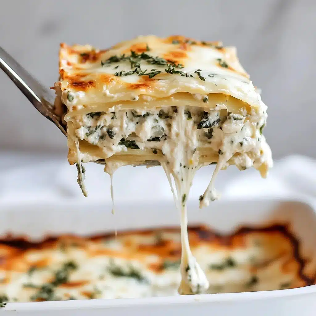 Spinach and Mushroom Lasagna Recipe - Recipe Image