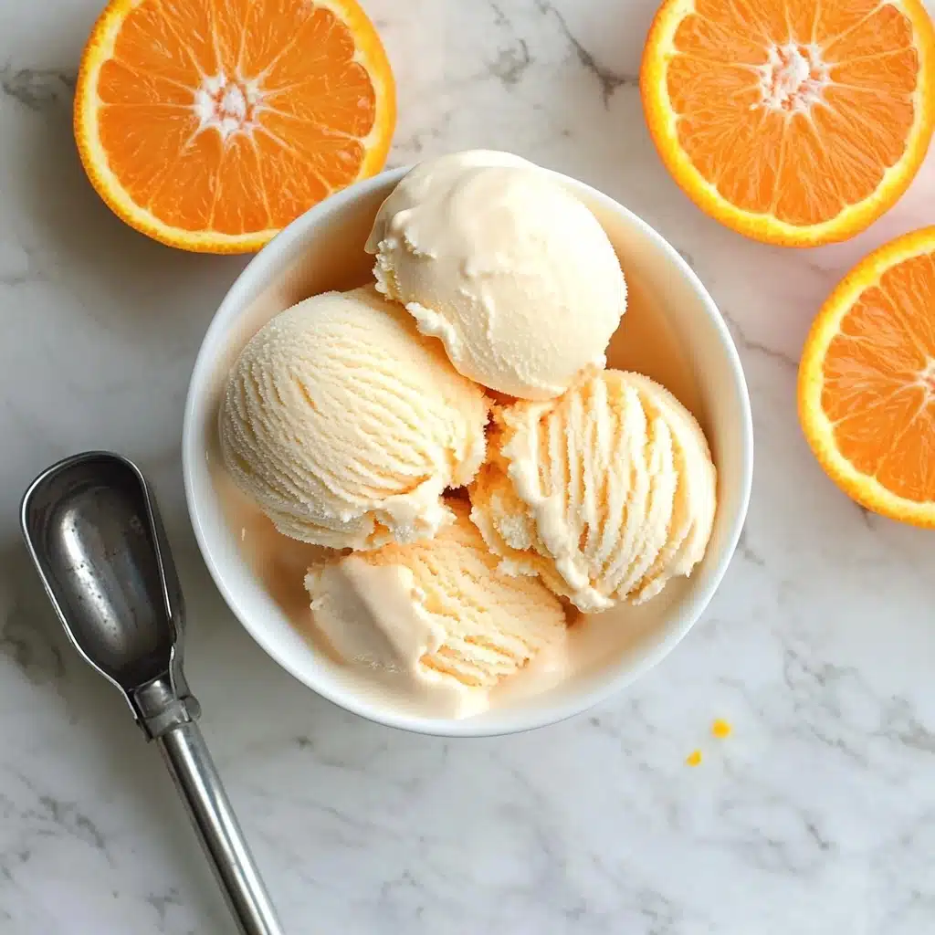 Orange Ice Cream Recipe - Recipe Image