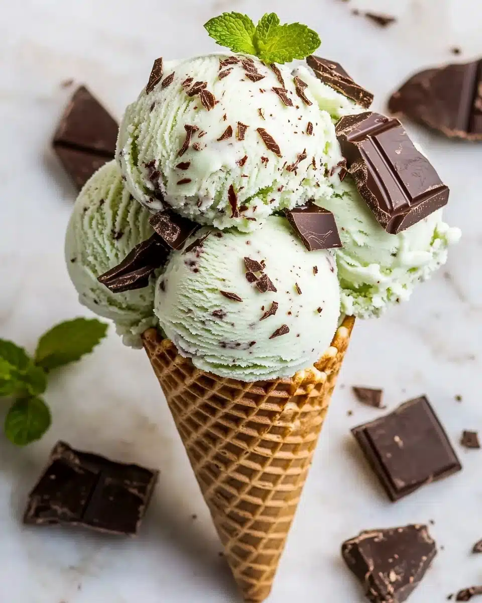 Ninja Creami Mint Chocolate Chip Ice Cream Recipe