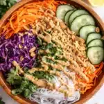 Spring Roll Salad with Peanut Sauce Recipe