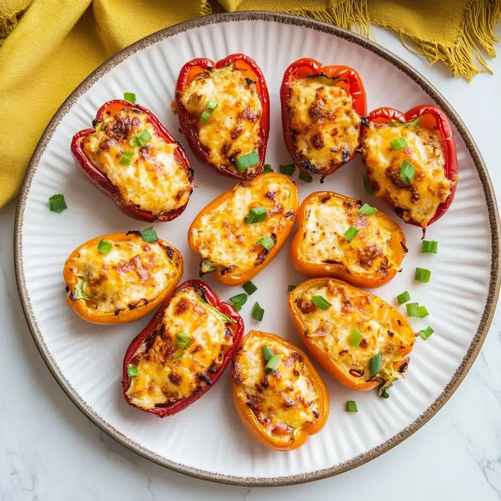 Air Fryer Cream Cheese Stuffed Mini Peppers Recipe - Recipe Image