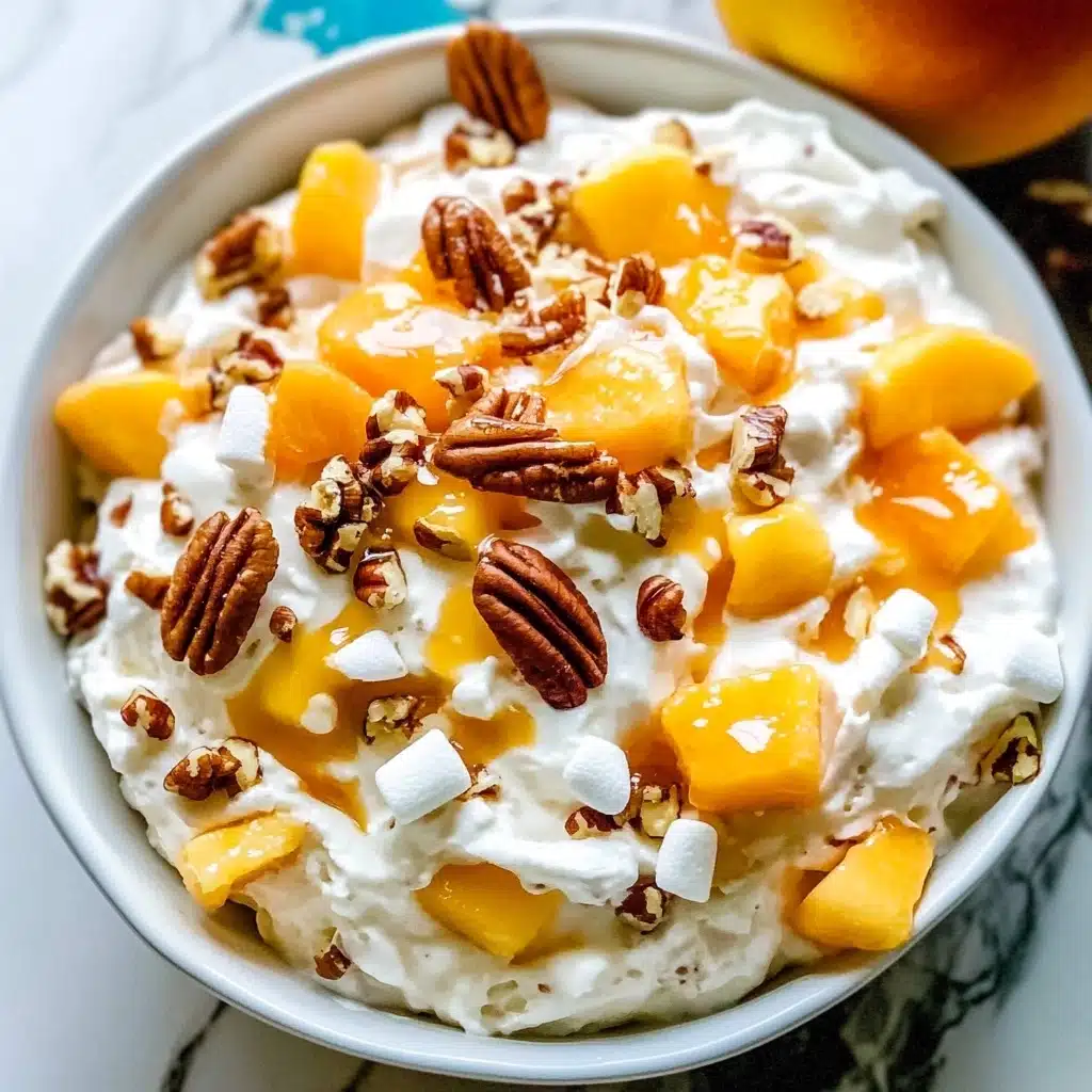 Millionaire Peach Salad Recipe - Recipe Image