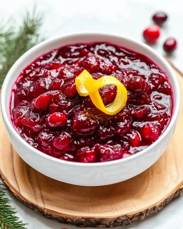 Instant Pot Cranberry Sauce Recipe