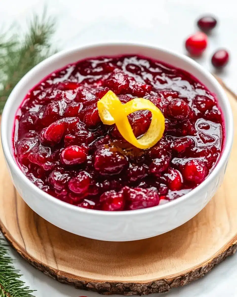 Instant Pot Cranberry Sauce Recipe