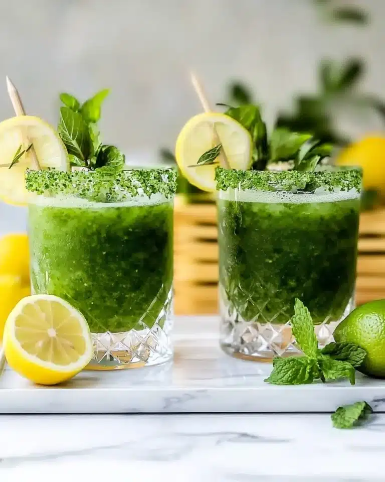 Frosty Mint Lemonade Recipe