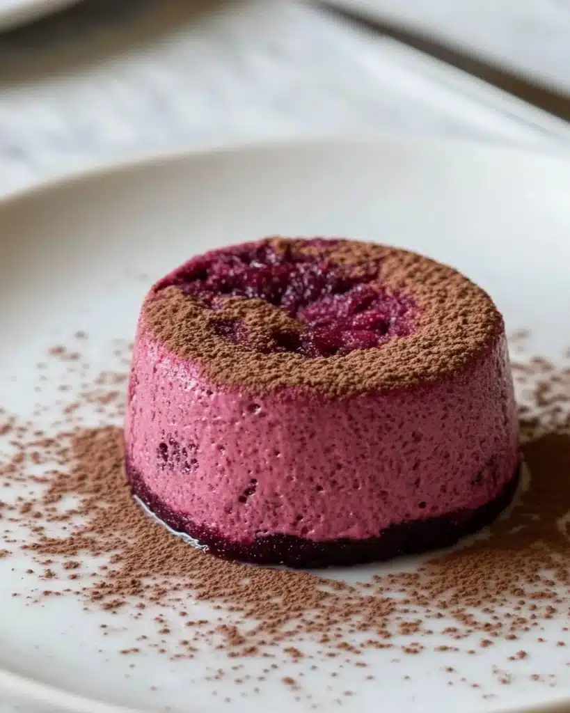 Raspberry and White Chocolate Lava Cake Recipe
