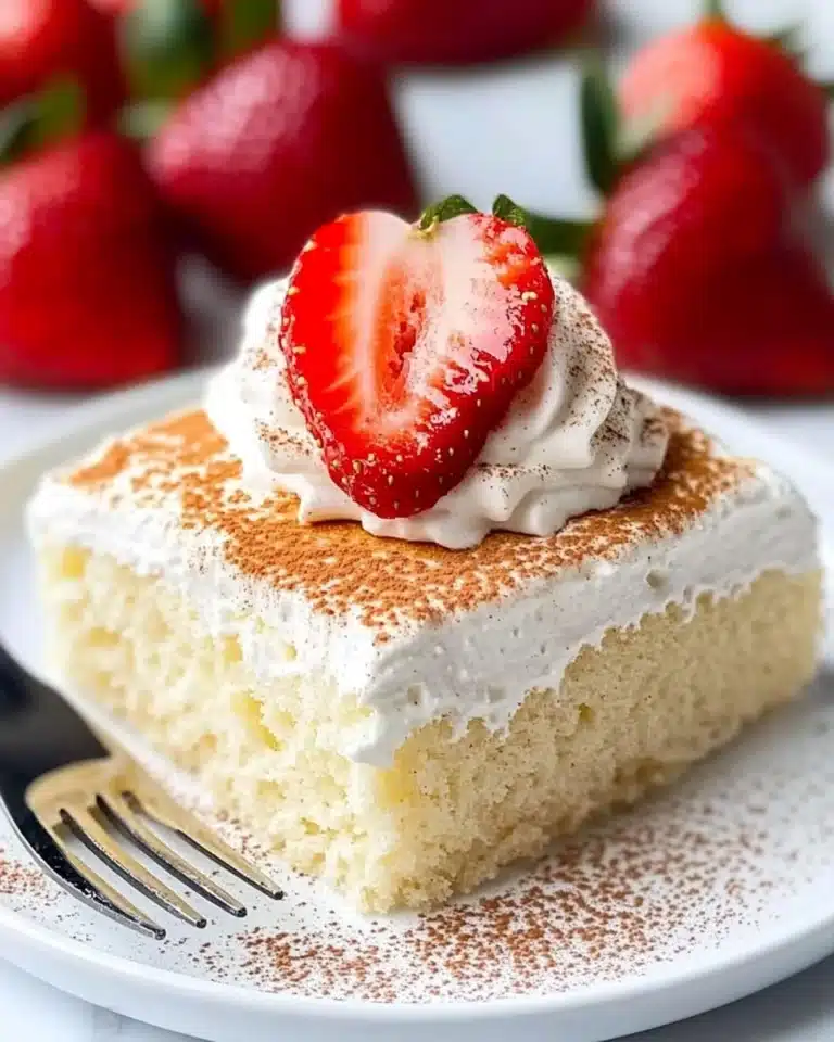 Tres Leches Cake with Cake Mix Recipe