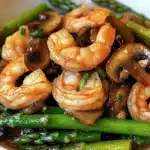 Shrimp and Asparagus Stir-Fry with Mushrooms Recipe
