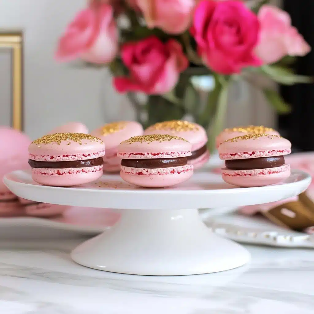 Raspberry Macarons with Chocolate Raspberry Ganache Recipe - Recipe Image