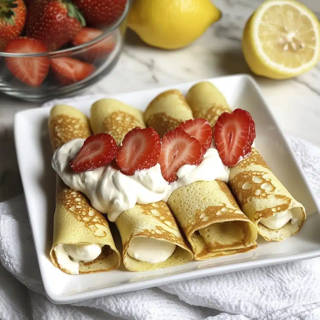 Strawberry Cream Cheese Crepes Recipe - Recipe Image