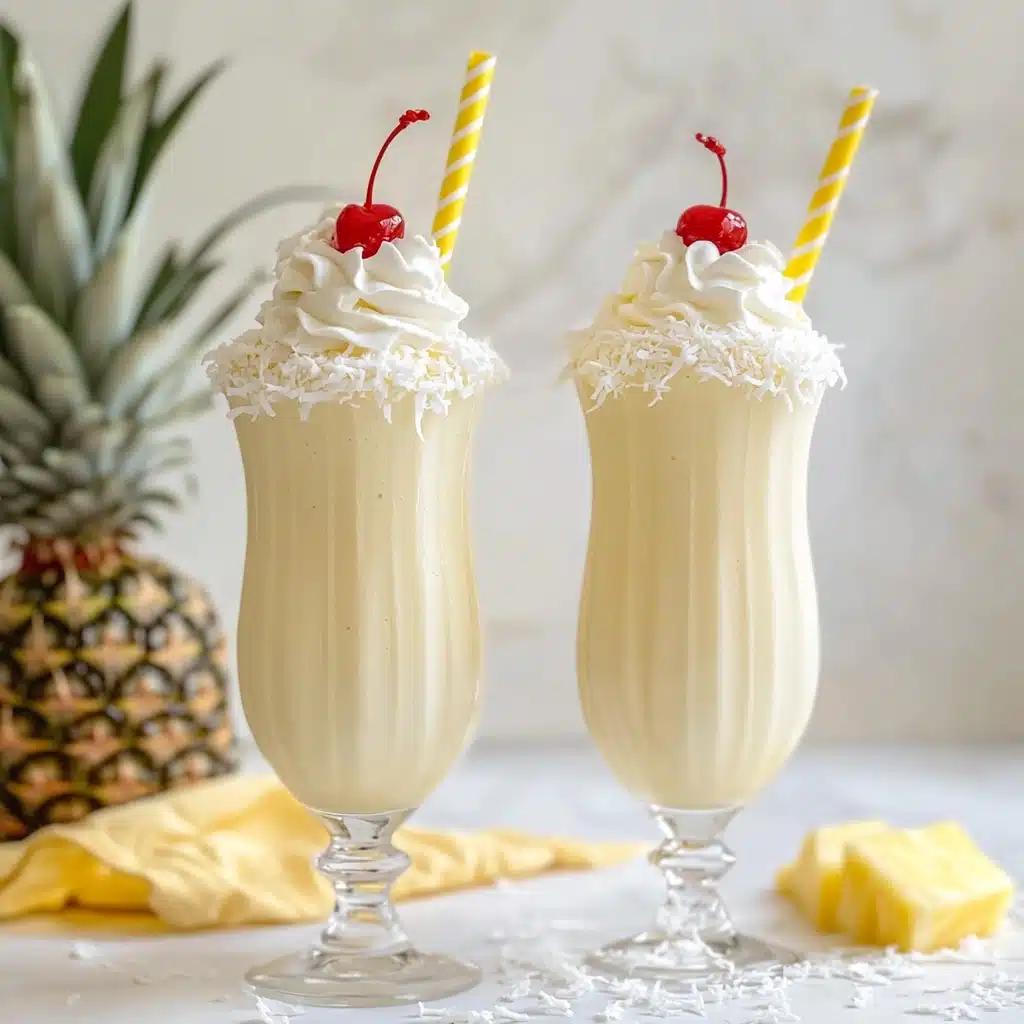 Pina Colada Milkshakes Recipe - Recipe Image
