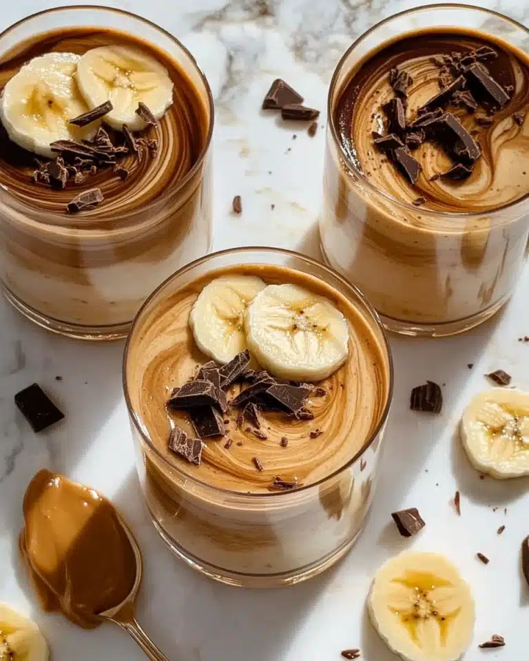 Chocolate Peanut Butter Banana Smoothie Recipe