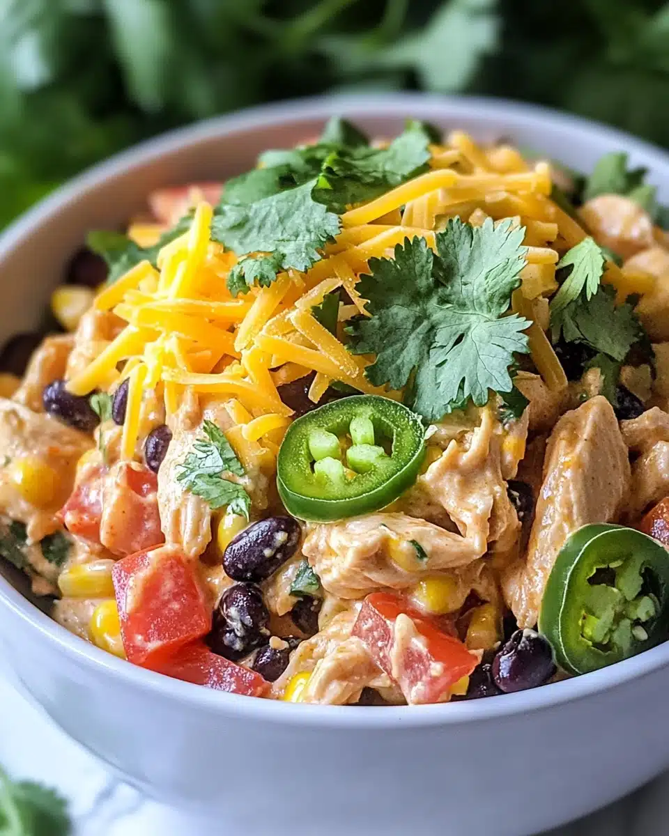 Zesty Southwest Chicken Salad Recipe