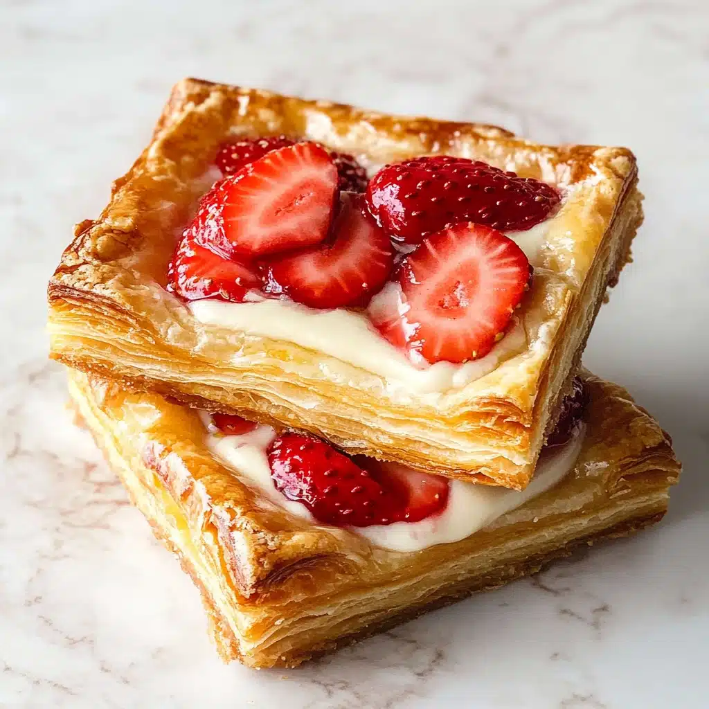 Strawberry Cream Cheese Danish Recipe - Recipe Image