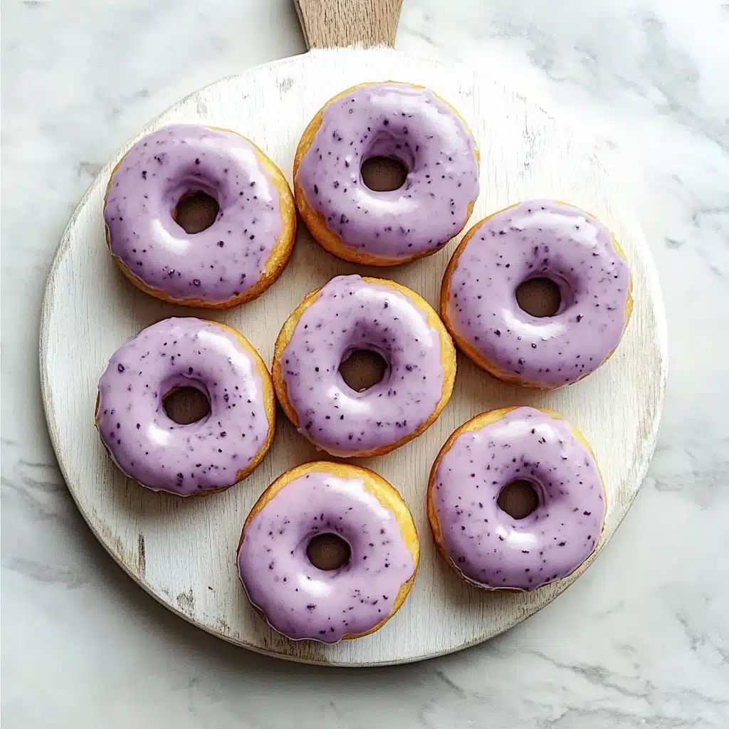 Blueberry Cake Donuts Recipe - Recipe Image