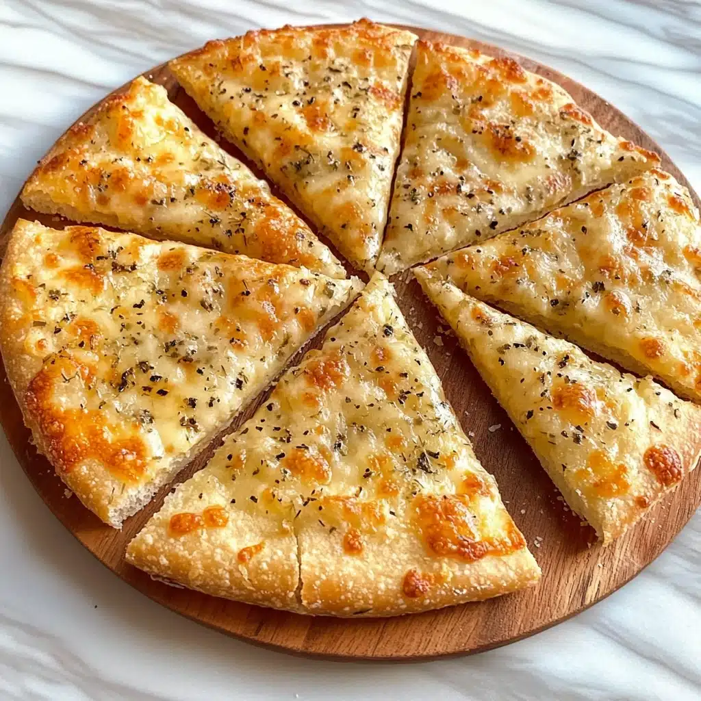 Air Fryer Cheesy Tortilla Garlic Bread Recipe - Recipe Image
