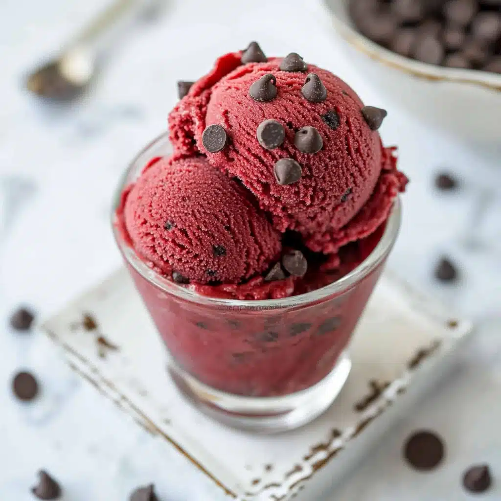 Red Velvet Edible Cookie Dough Recipe - Recipe Image