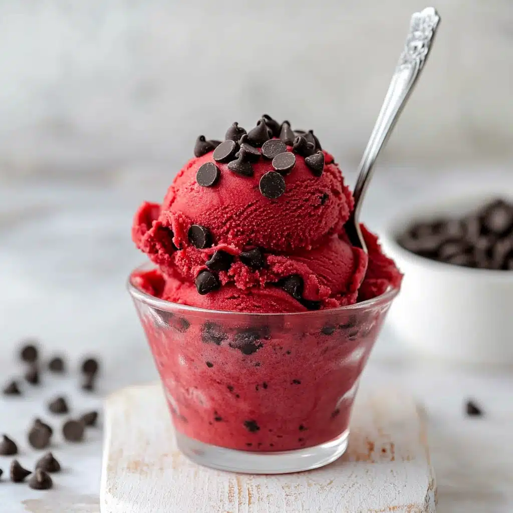 Red Velvet Edible Cookie Dough Recipe - Recipe Image