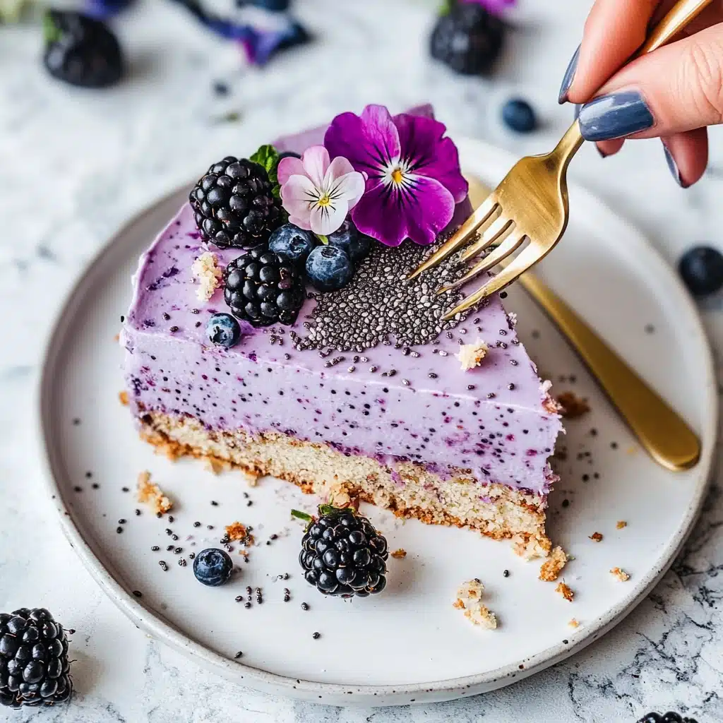 Blueberry Chia Pudding Pie Recipe - Recipe Image
