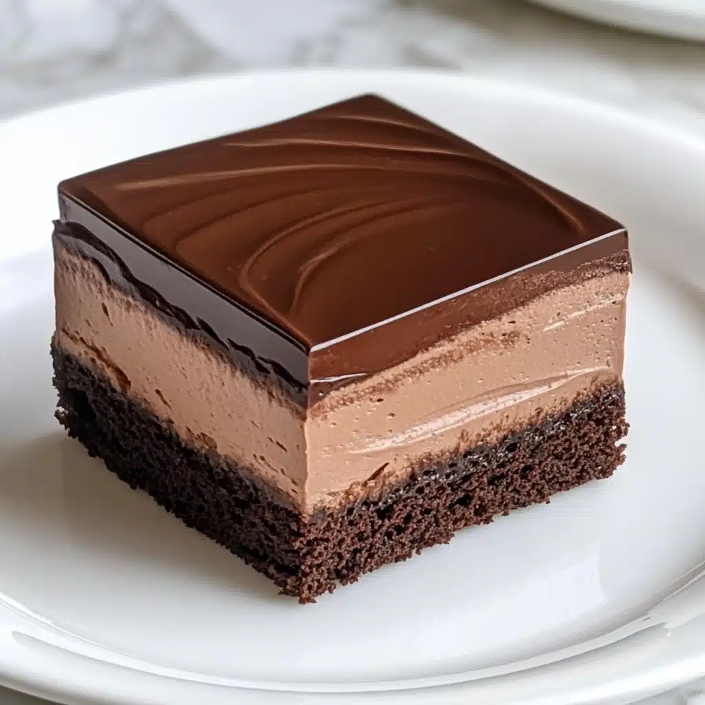 Chocolate Mousse Brownies Recipe - Recipe Image