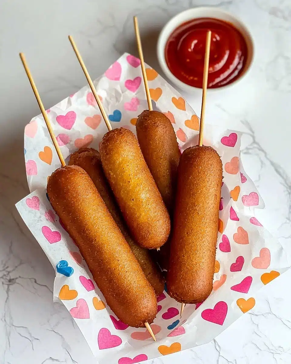 Air Fryer Corn Dogs Recipe