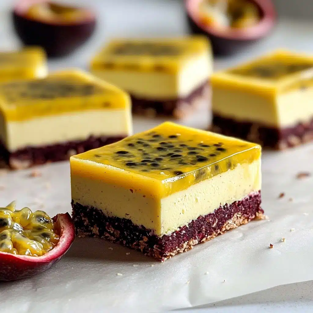 Mango and Passionfruit Bars Recipe - Recipe Image