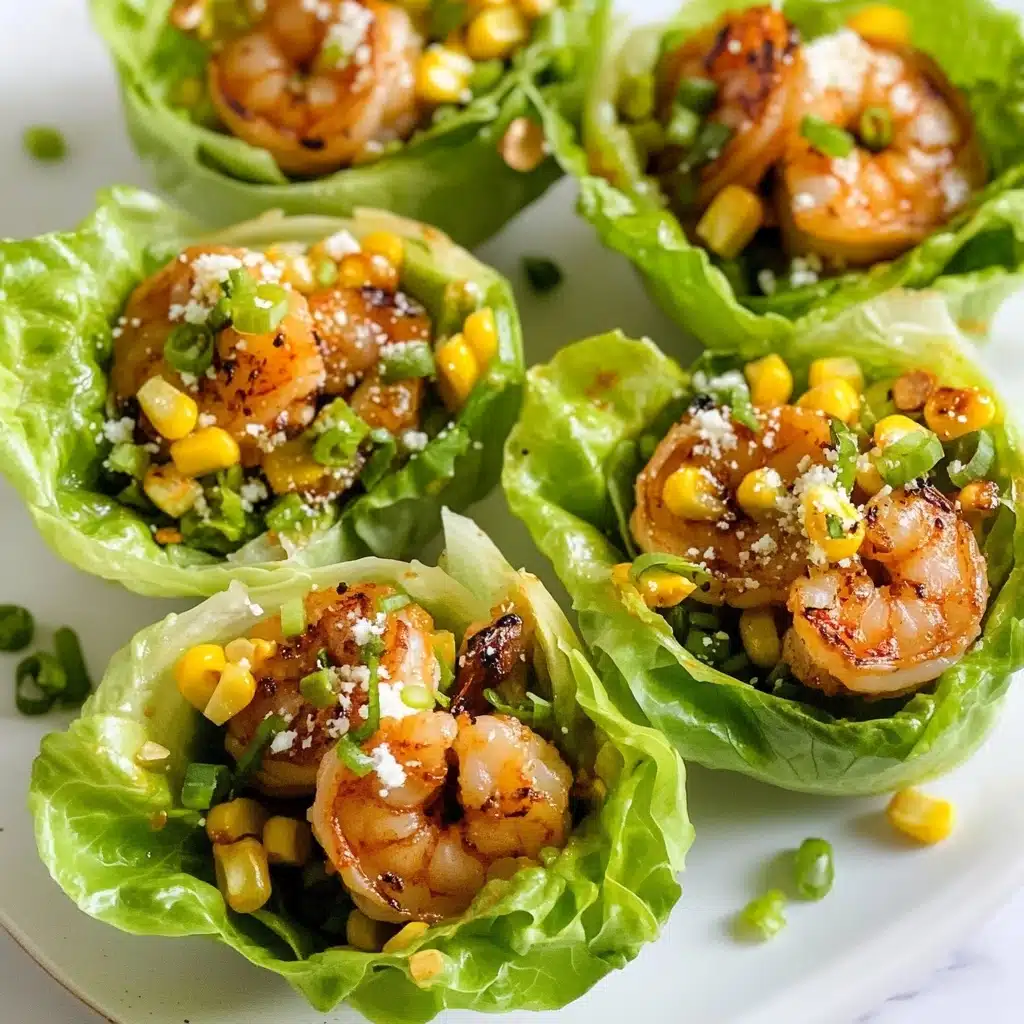 Grilled Cilantro Lime Shrimp Lettuce Wraps Recipe - Recipe Image