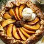 Peach Galette with Puff Pastry Recipe