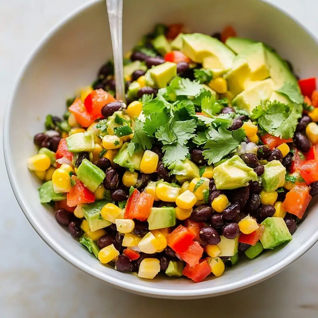 Black Bean Salad with Lime Vinaigrette Recipe - Recipe Image