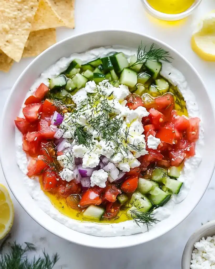 Mediterranean Yogurt Cucumber Dip Recipe