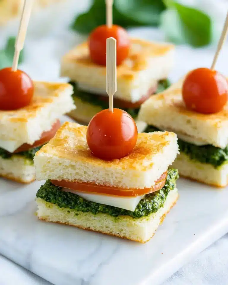 Pesto Caprese Sandwich Recipe