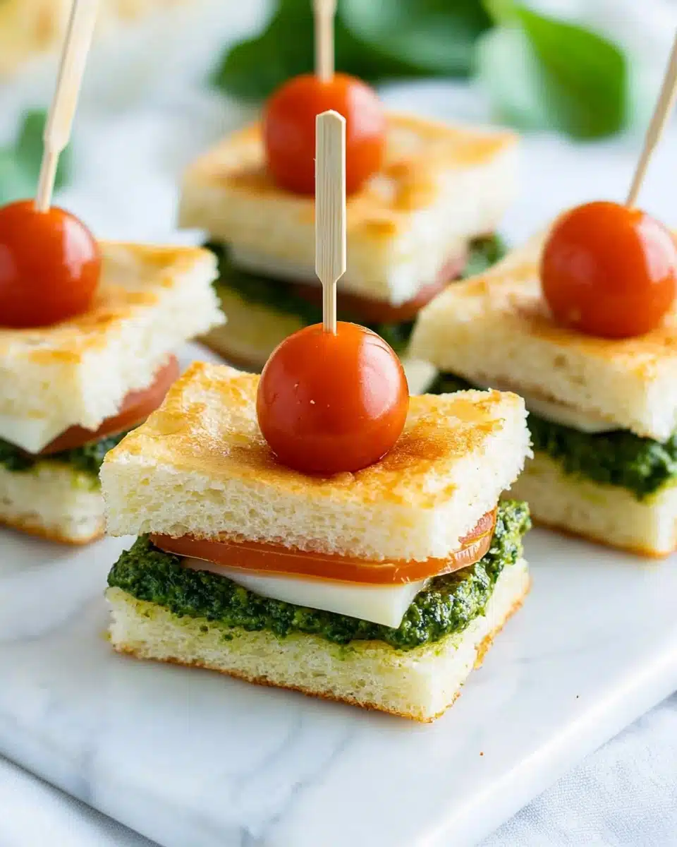 Pesto Caprese Sandwich Recipe