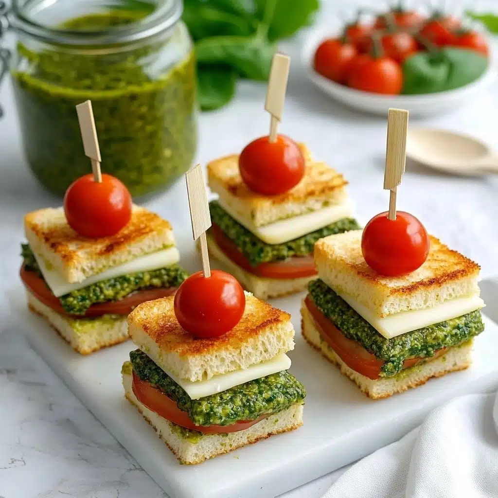 Pesto Caprese Sandwich Recipe - Recipe Image
