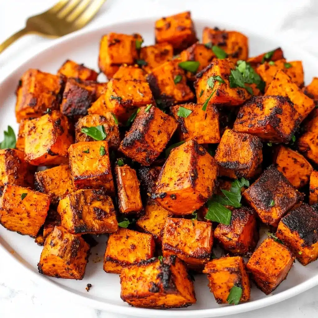 Spicy Roasted Sweet Potatoes Recipe - Recipe Image