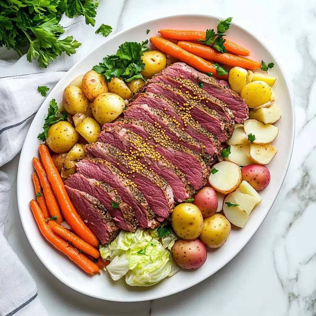 Instant Pot Corned Beef {With Cabbage + Potatoes} Recipe - Recipe Image