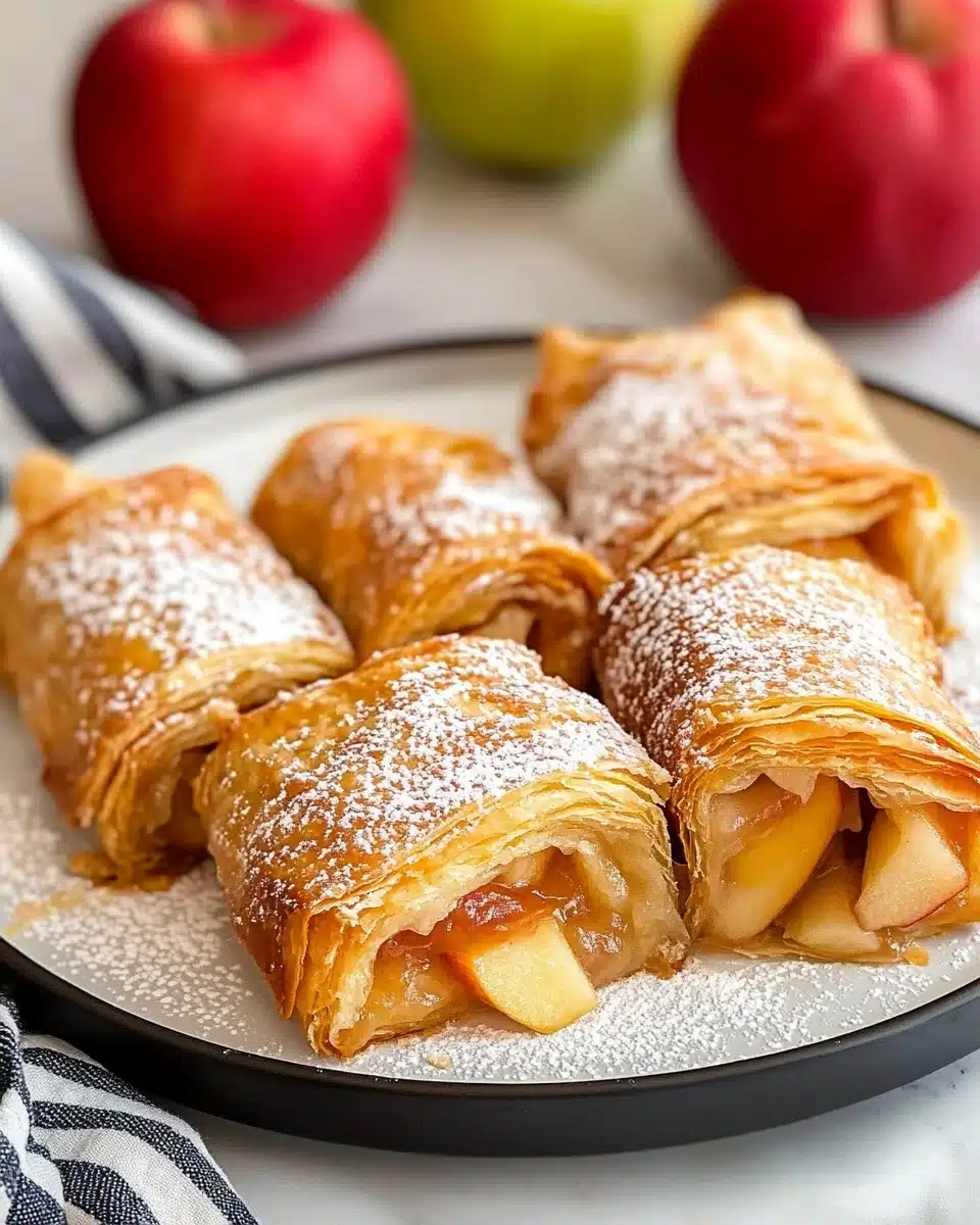 Apple Pie Egg Rolls Recipe